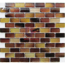 Cool Paving Glossy Crystal Antique Style Glass Mosaic (CFC618)